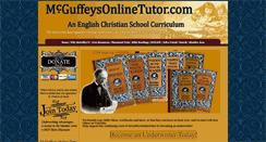 Desktop Screenshot of mcguffeysonlinetutor.com