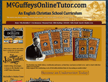 Tablet Screenshot of mcguffeysonlinetutor.com